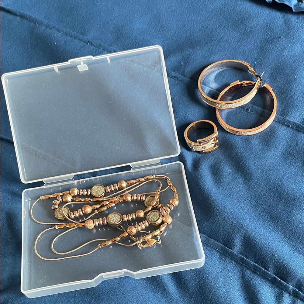Necklace, Earrings and Ring set